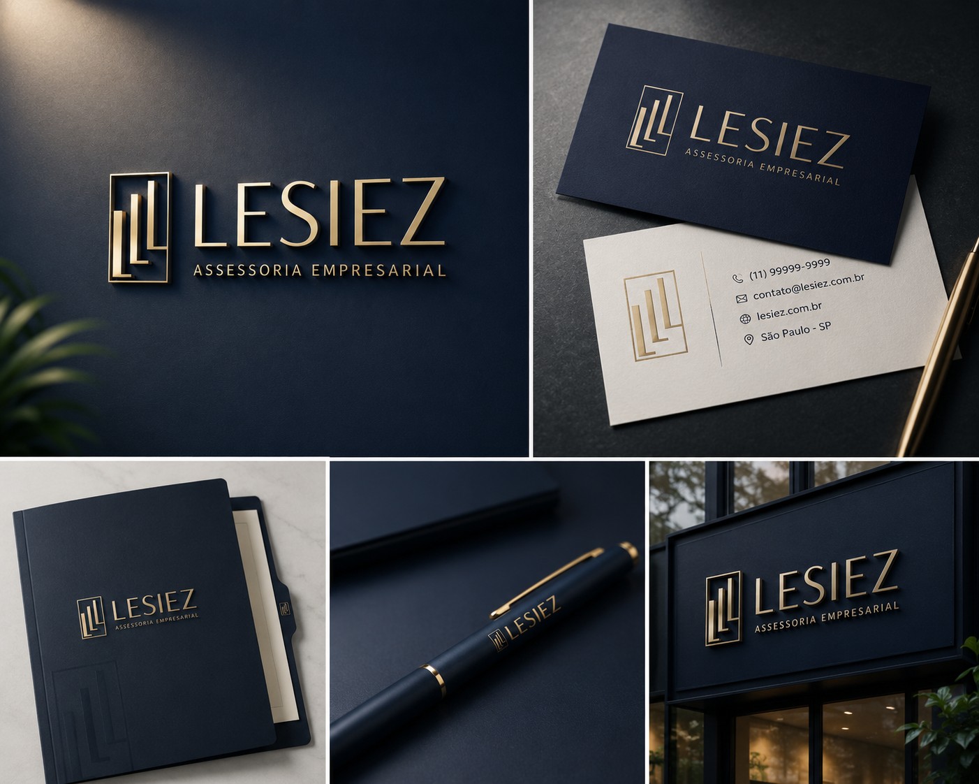 Projeto Lesiez Assessoria Empresarial desenvolvido pela Elegance IV e EIV Branding