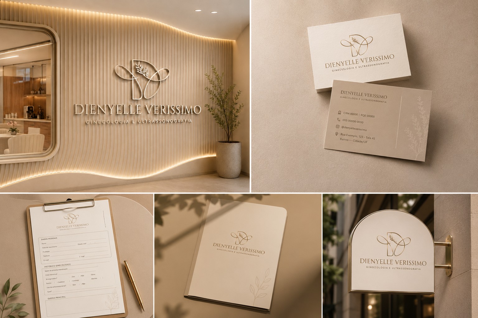 Projeto Dienyelle Verissimo desenvolvido pela Elegance IV e EIV Branding