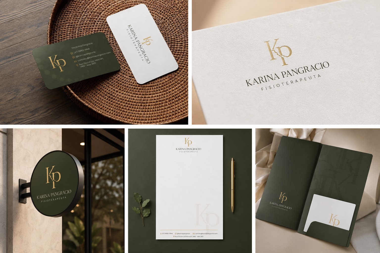 Projeto Karina Pangracio desenvolvido pela Elegance IV e EIV Branding