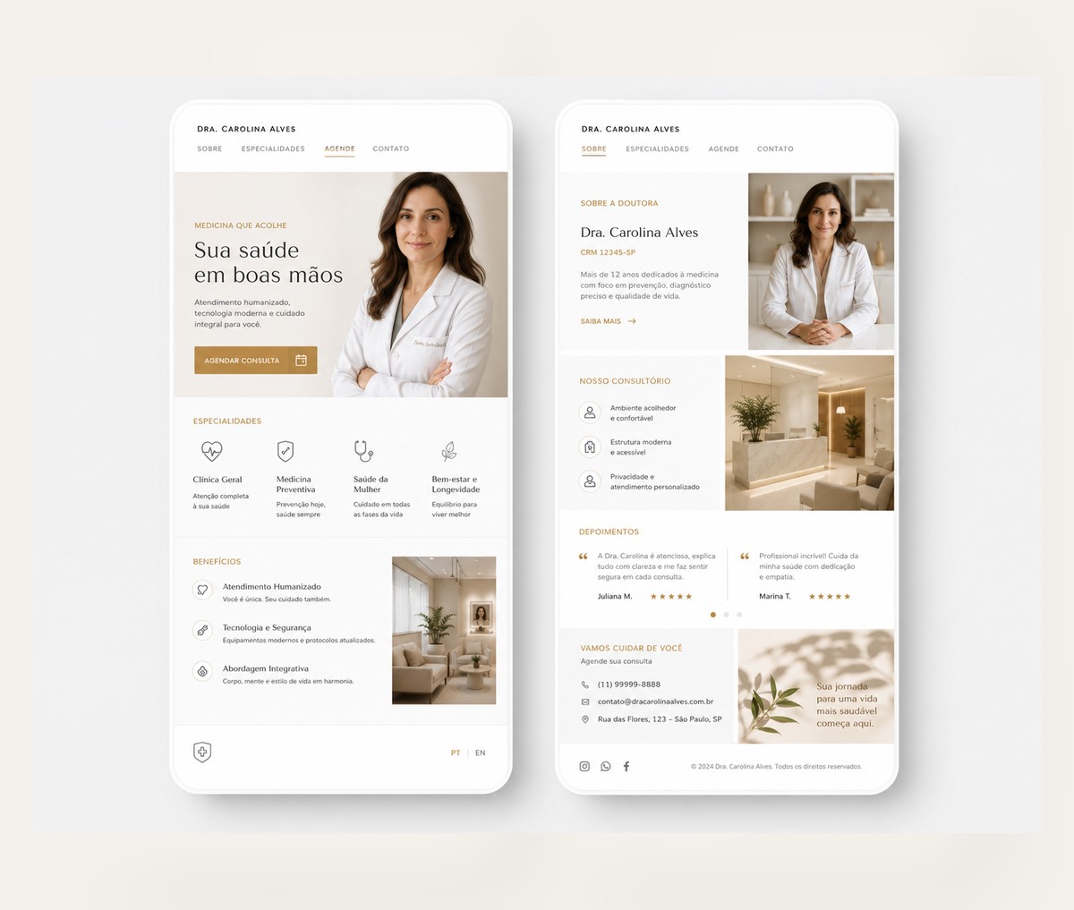 Landing Page — Elegance IV